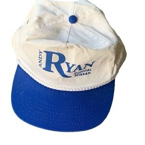Vintage Andy Ryan Nissan Pontiac Car Dealership Rope Hat